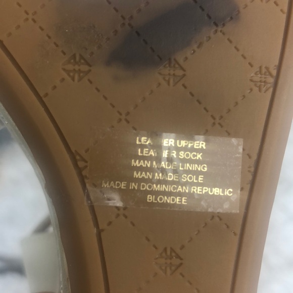 Antonio Melani Blondee Wedge Sandals Leather - Picture 10 of 10